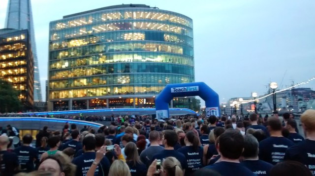 Teach First Run the River Start line at Run the River