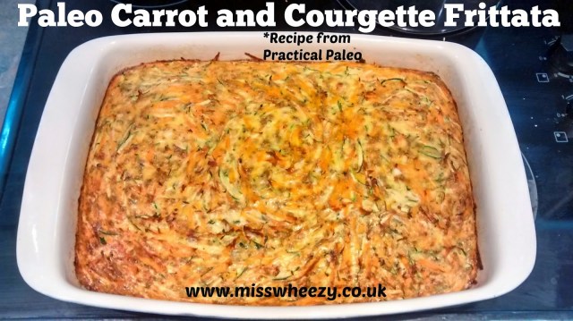 Be:Fit #HHHChallenge Paleo meals- paleo carrot and courgette frittata