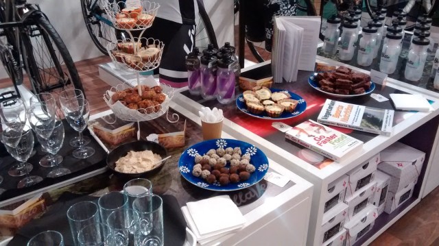 Bella Velo women's cycle store winter cycling evening