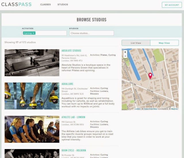 ClassPass London
