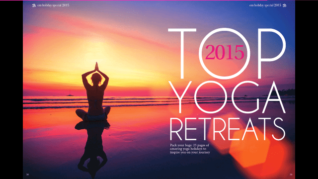 Yoga Retreats: Om Yoga Magazine April (and giveaway) Yoga Retreats: Om Yoga Magazine April (and giveaway)