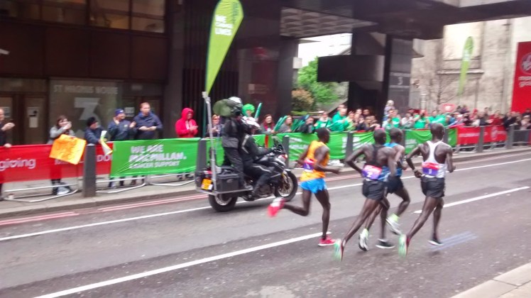 Spectating the London Marathon 2015