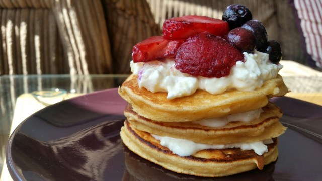 Coconut Protein Pancakes