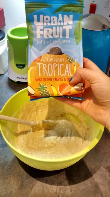 Tropical Banana Cake with Urban Fruit Tropical Banana Cake with Urban Fruit