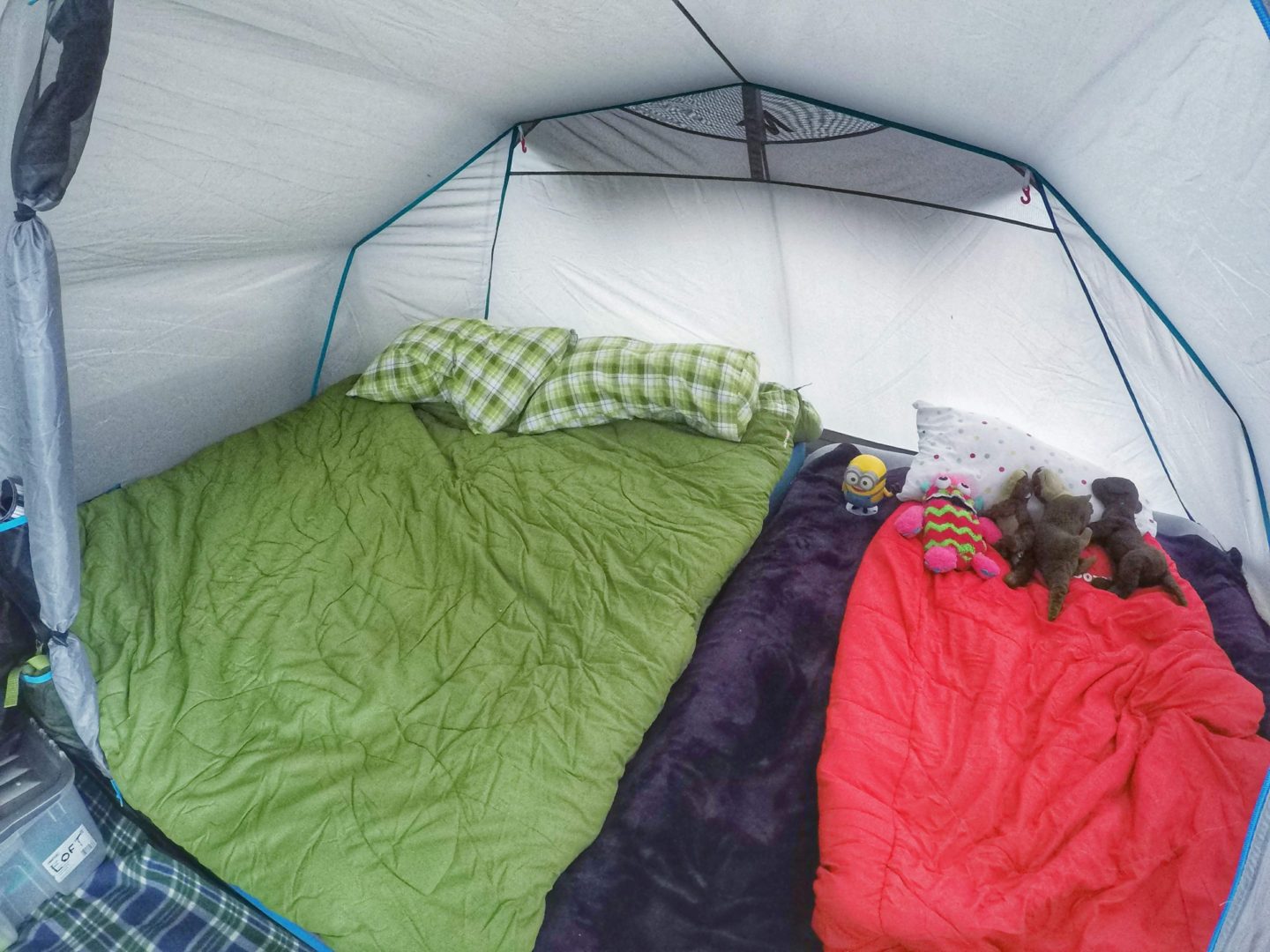 quechua inflatable tent
