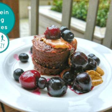 Chocolate protein mug cake with The Protein Works