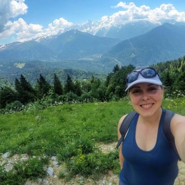 Hiking in the French Alps with Quechua